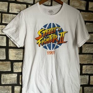Vintage 1991 Street Fighter 2 Video Game Shirt Size Medium